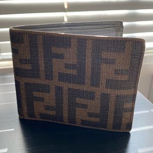 Fendi authentic bifold wallet